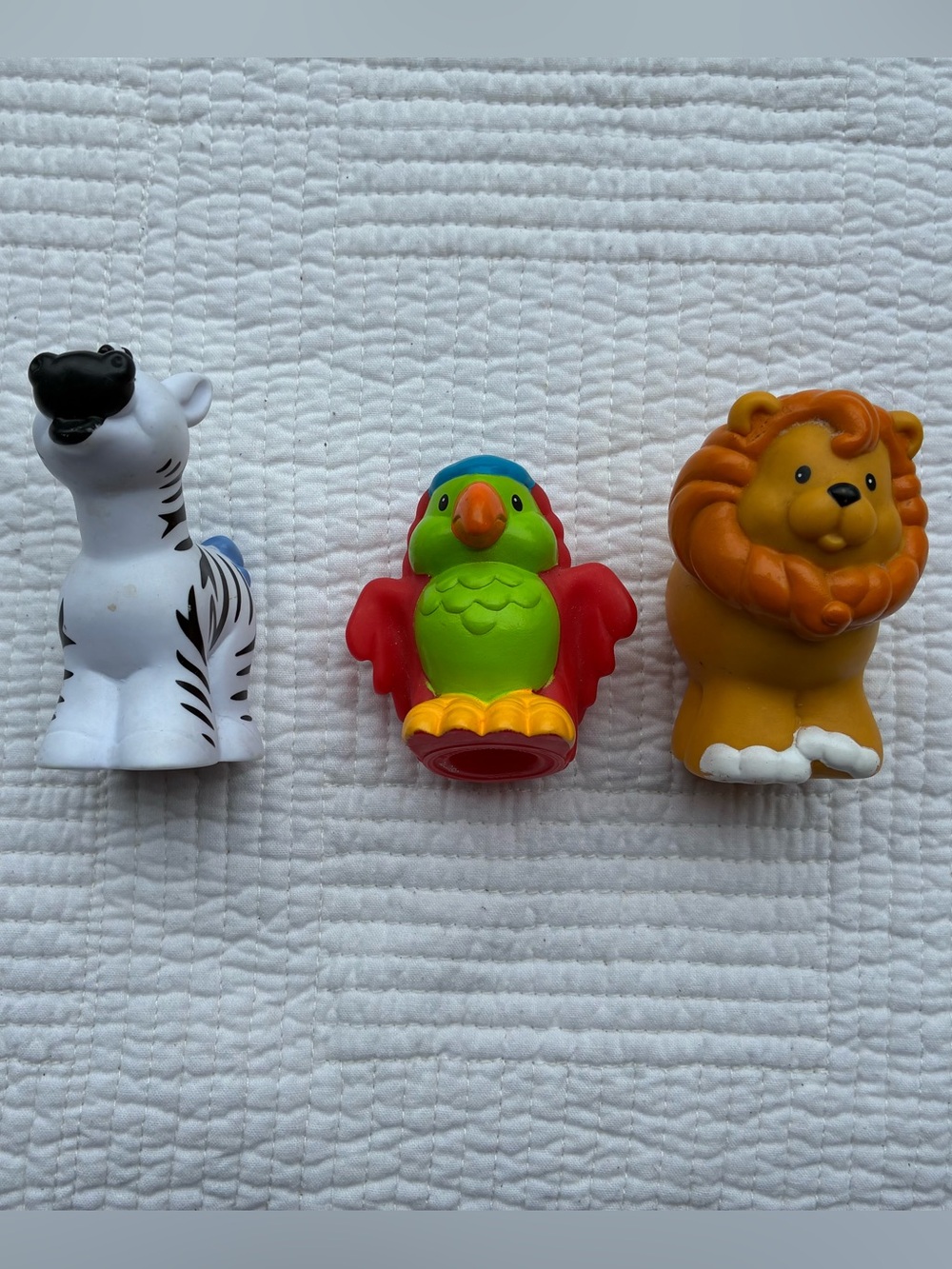 Parrot, Zebra & Lion Little People Charcters